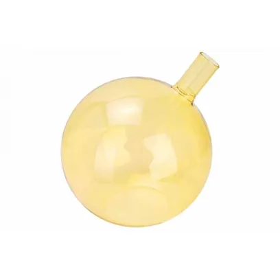 Ваза D15XH16,5CM, стекло, цвет желтый