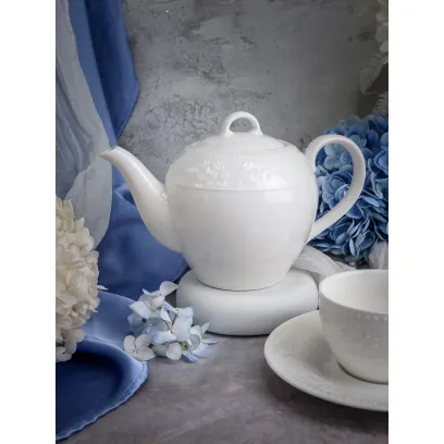 Чайник с крышкой 1 л, 23x13,4 см h 14,8 см, фарфор, Primavera