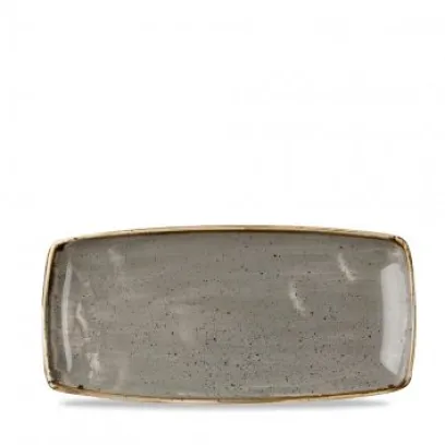 Блюдо сервировочное 29,5х15см без борта stonecast цвет peppercorn grey