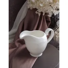 Молочник с ручкой 140 мл, 12,6x6,4 см h 9 см, фарфор, Grazia