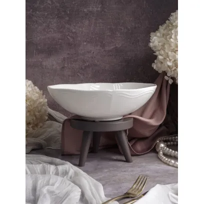 Салатник 1,9 л, d 26 см h 7,5 см, фарфор, Grazia