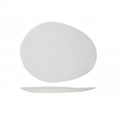 Тарелка овальная 31x24,8 см h 2 см, цвет белый, PALISSANDRO