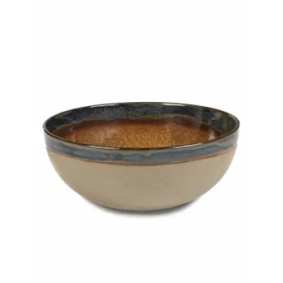 Салатник  D23,5см, H9,5см, цвет RUSTY BROWN