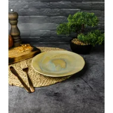 Тарелка d 22 см h 2,7 см, Stoneware Pearl