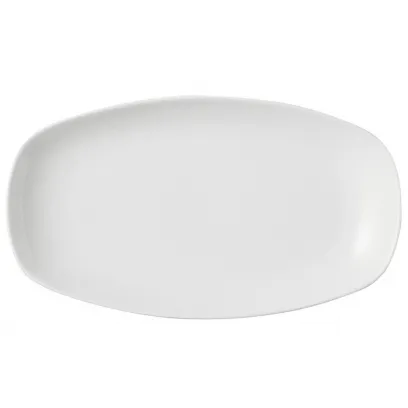 Тарелка овальная 19х11 cm белый